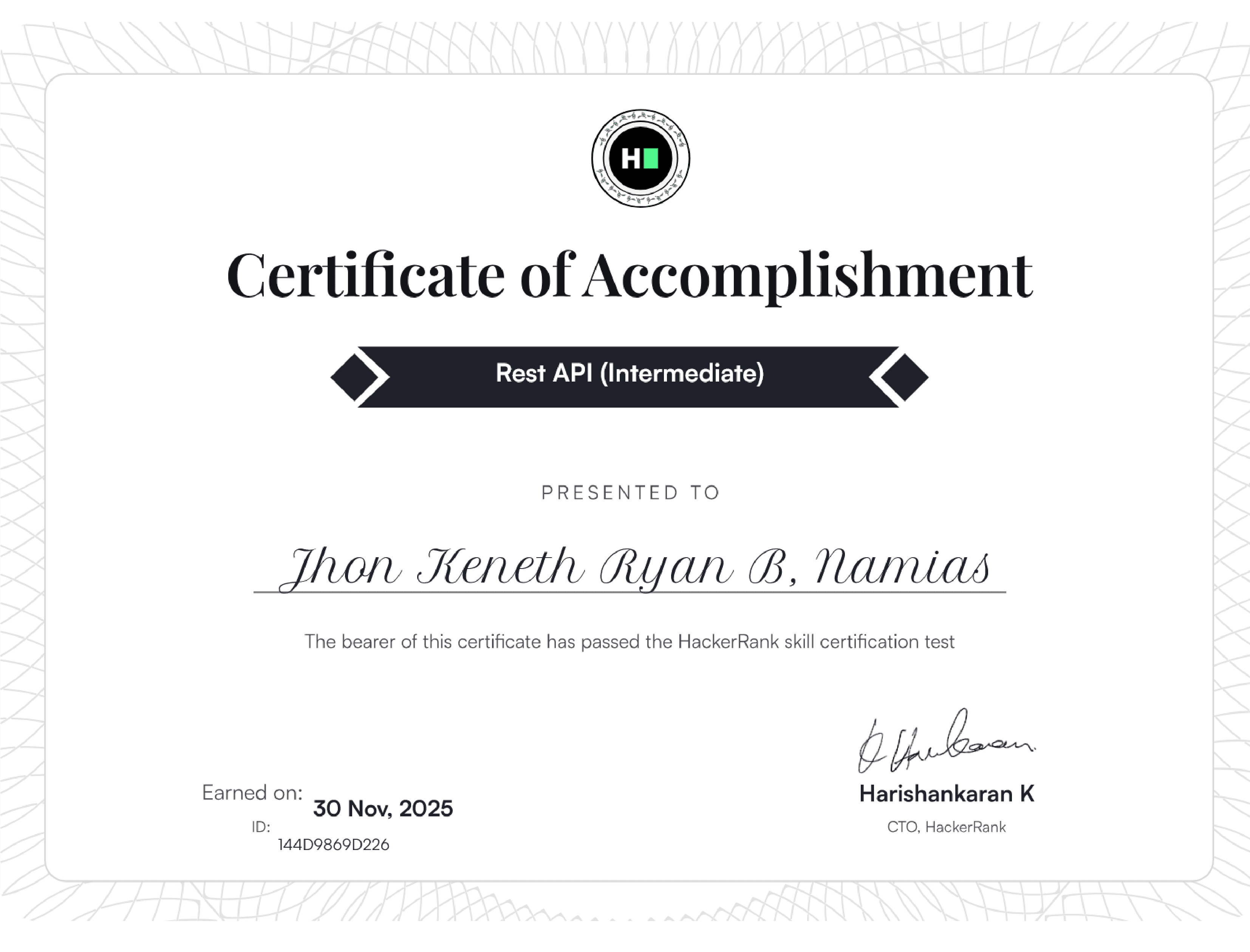 REST API (Intermediate)