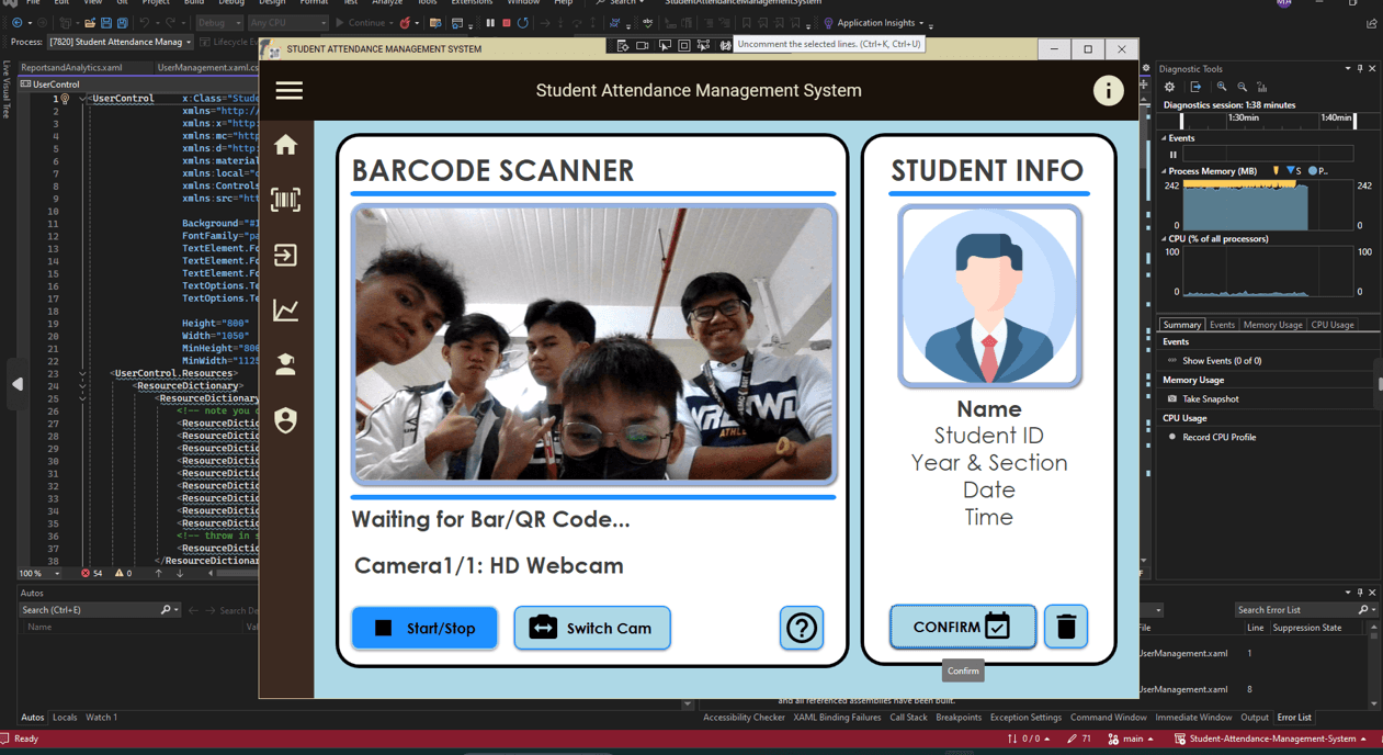 Student Attendance Management System