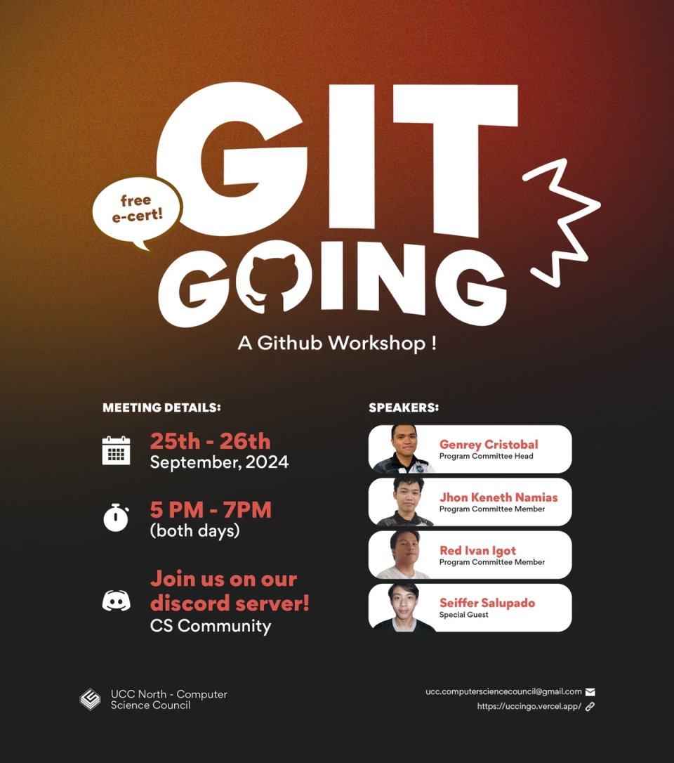 GitGoing - Computer Science GitHub Webinar!